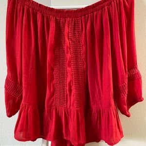 Harlow and Graham peplum blouse.